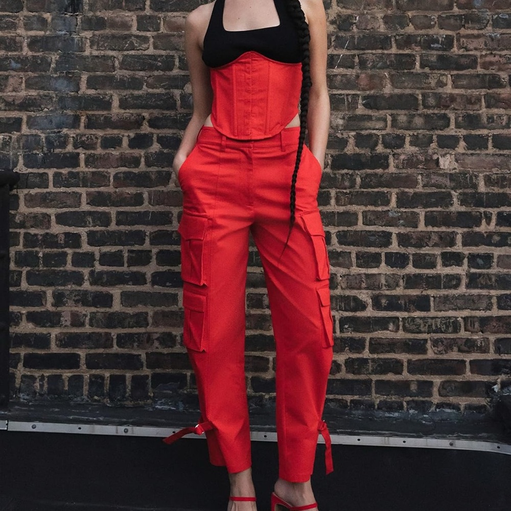 Romeo Hunte x The Drop Women's Flame Red Corset
